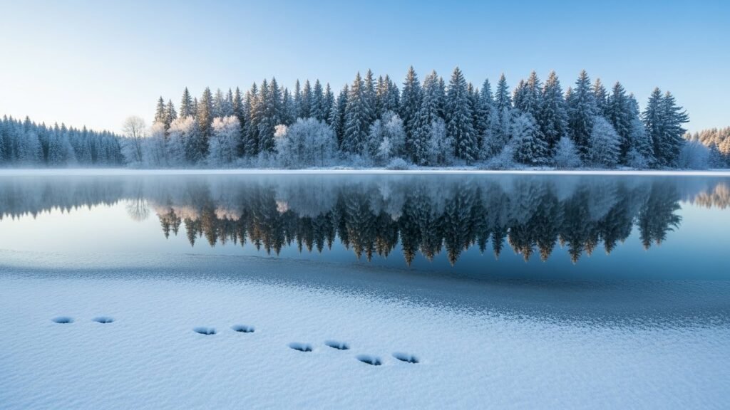 Captivating Beauty Snowhiter in the Natural World