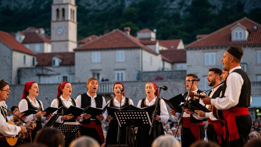 Klapa Singing Festival in Kotora Melnkalne
