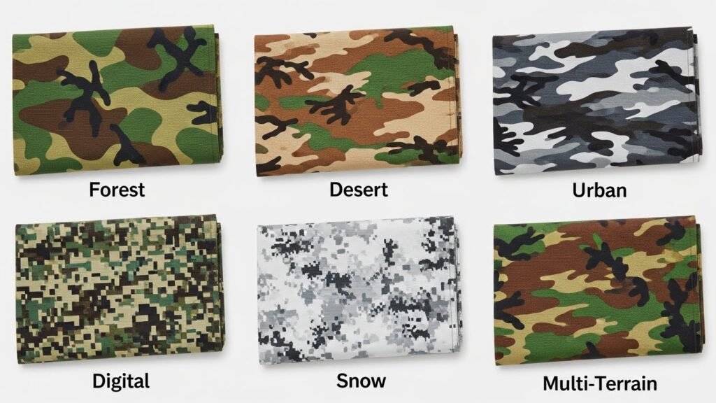 Tarnplanen Materials and Fabric Types