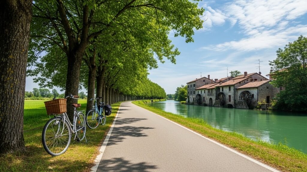 Cycling the Mincio Cycle Path