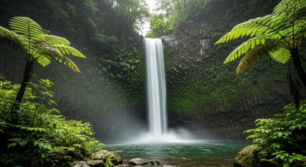 Vaimahuta and Faʻarumaʻi Falls