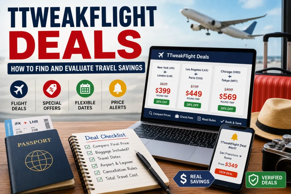 TTweakFlight Deals Find & Compare Flight Savings