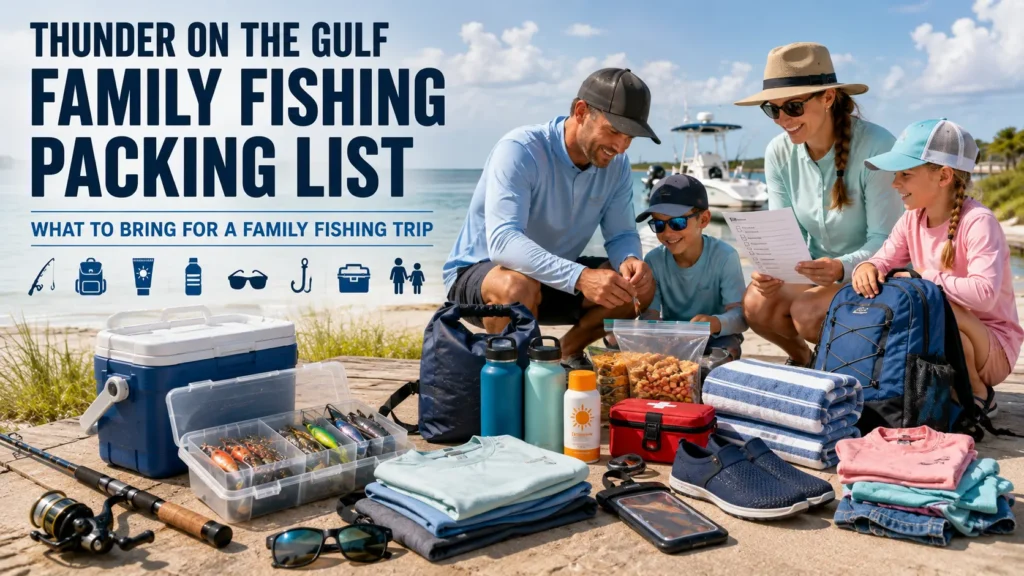 Thunder on the Gulf Family Fishing Packing List What to Bring