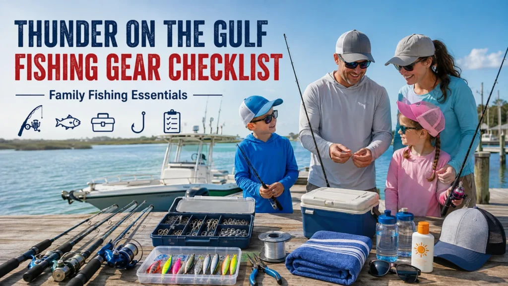 Thunder on the Gulf Fishing Gear Checklist for Families