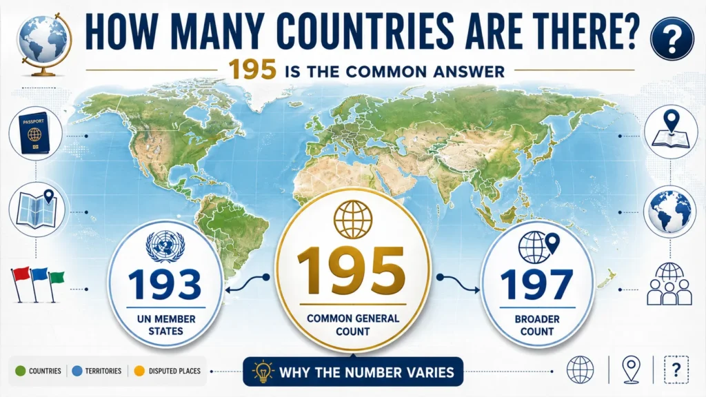 How Many Countries Are There in the World 195 Explained