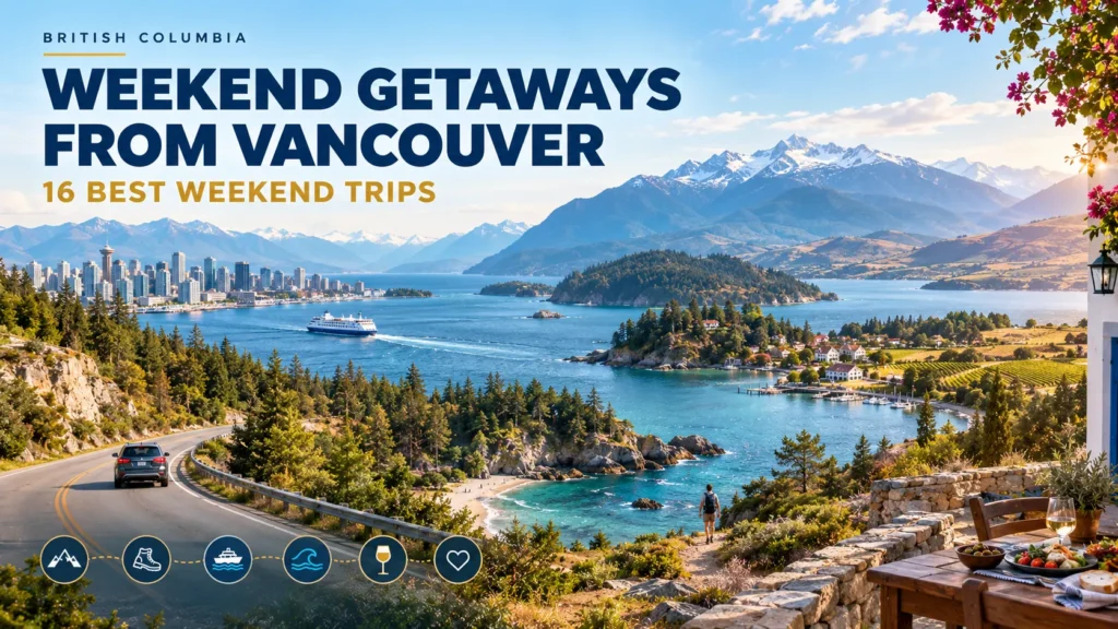 Weekend Getaways from Vancouver 16 Best Weekend Trips